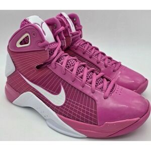 2009 NIKE ZOOM HYPERDUNK KAY YOW THINK PINK PINK WHITE 324820-611 Shoes PROMO Y3